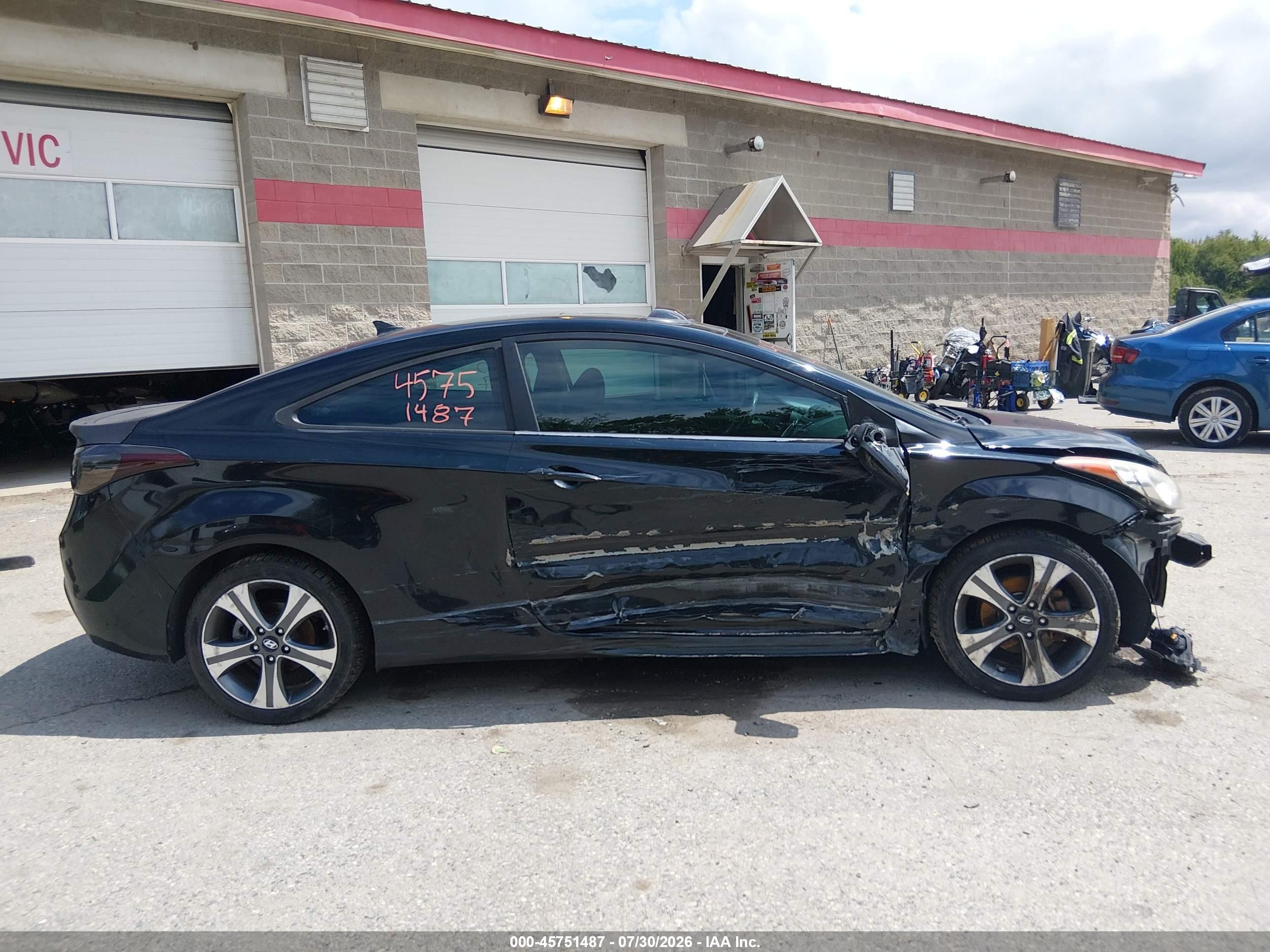 2013 Hyundai Elantra Se Black vin: KMHDH6AE0DU009167