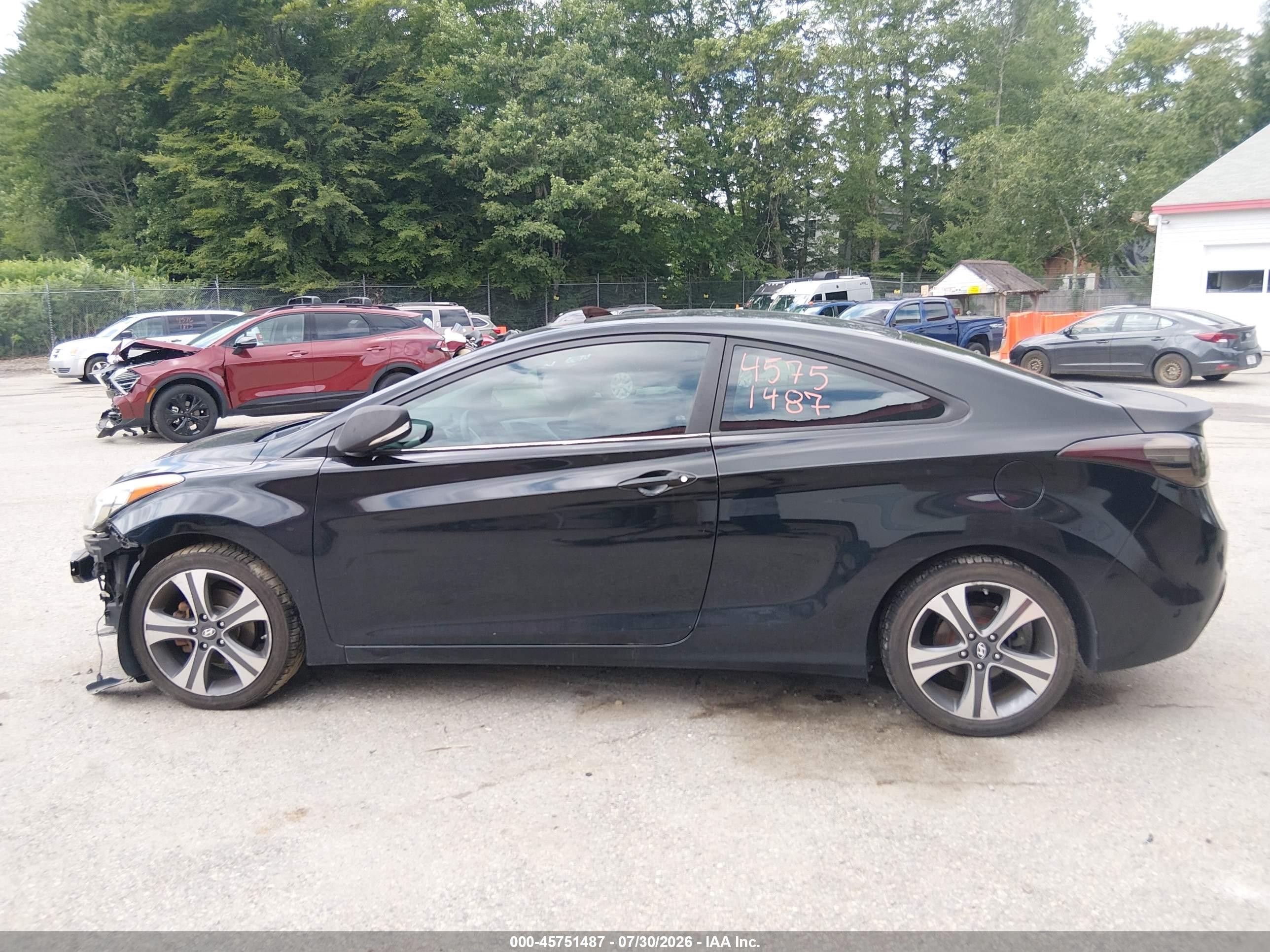 2013 Hyundai Elantra Se Black vin: KMHDH6AE0DU009167