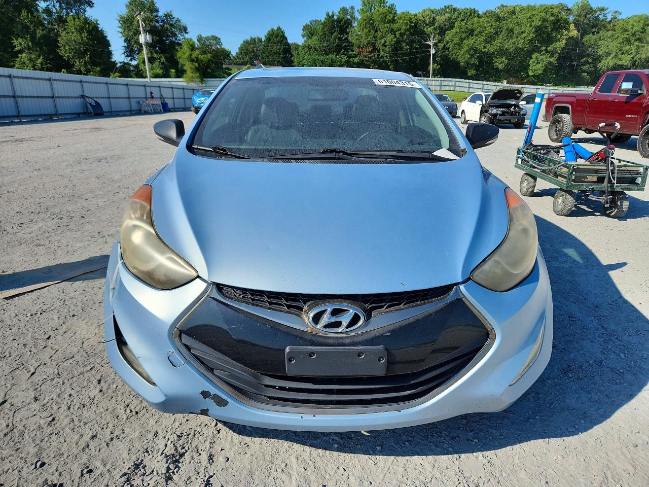 2013 Hyundai Elantra Coupe Se Blue vin: KMHDH6AE1DU006438