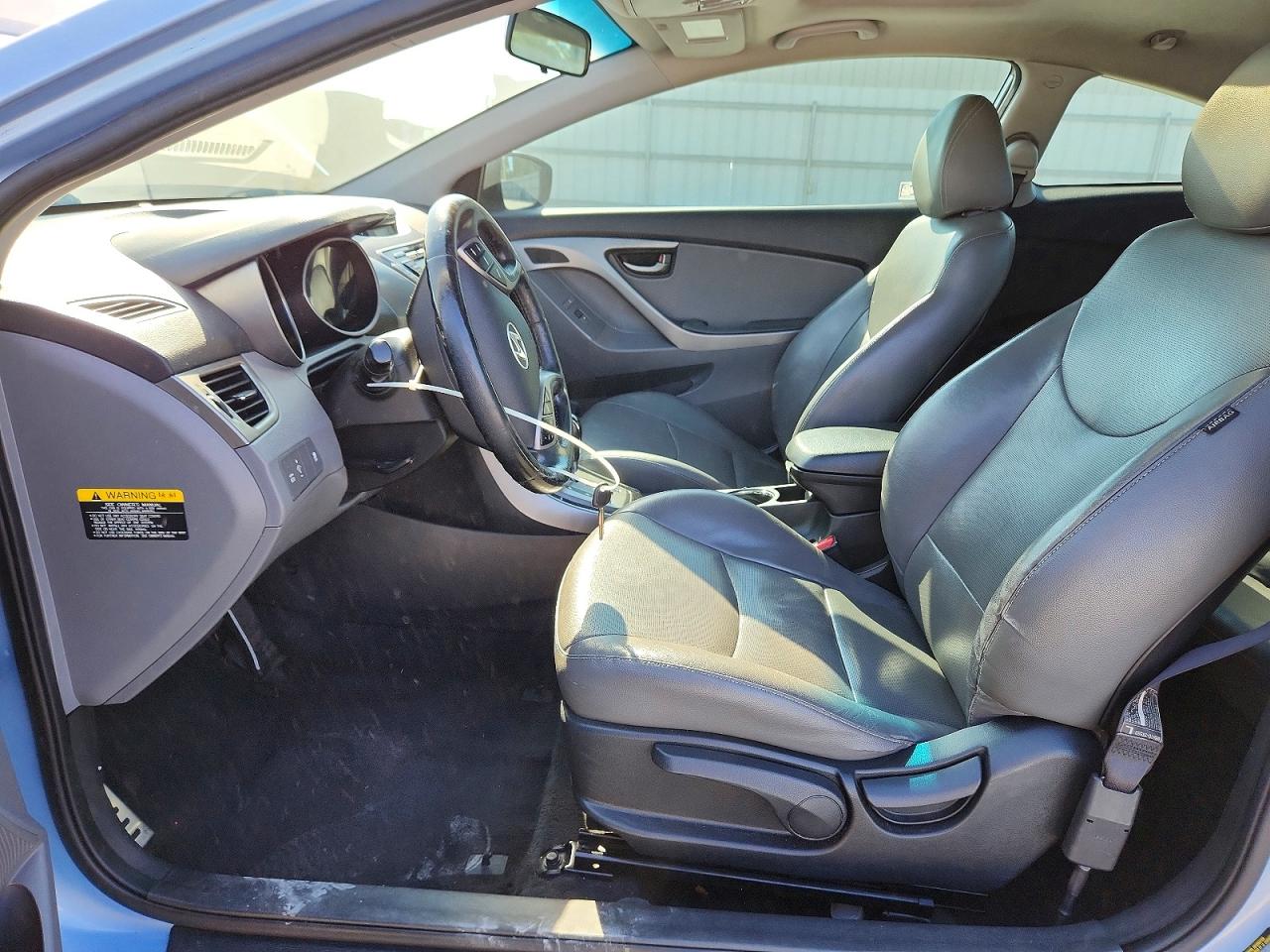 2013 Hyundai Elantra Coupe Se Blue vin: KMHDH6AE1DU006438