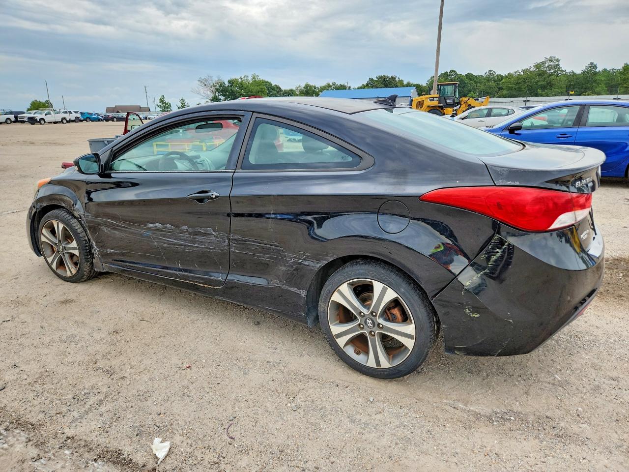 2013 Hyundai Elantra Coupe Se Черный vin: KMHDH6AE2DU001426
