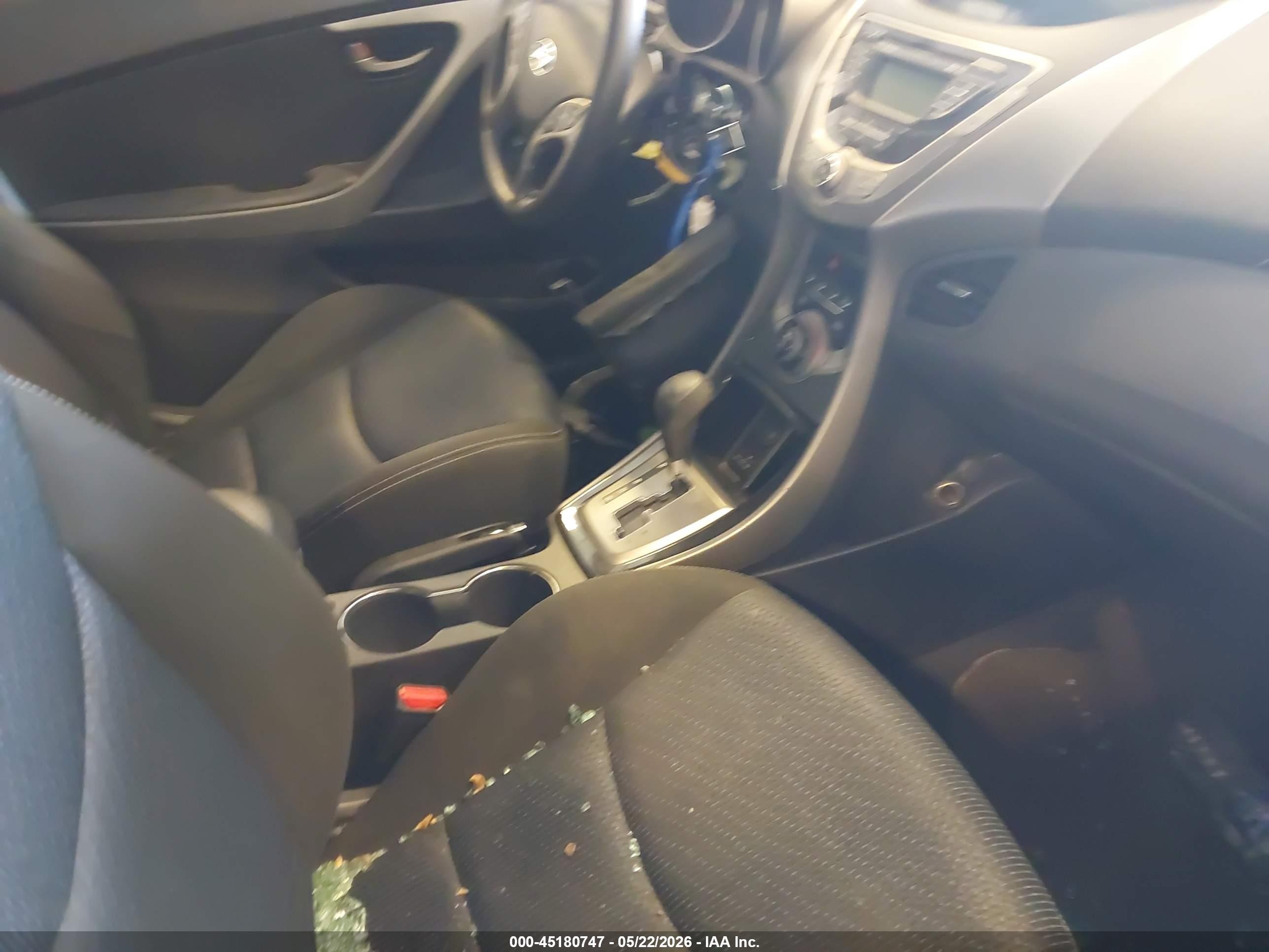 2013 Hyundai Elantra Gs Blue vin: KMHDH6AE2DU008599