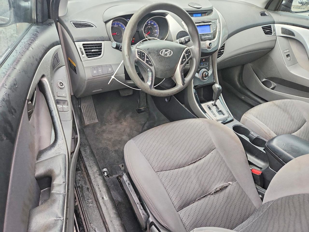 2013 Hyundai Elantra Coupe Gs Black vin: KMHDH6AE2DU009381