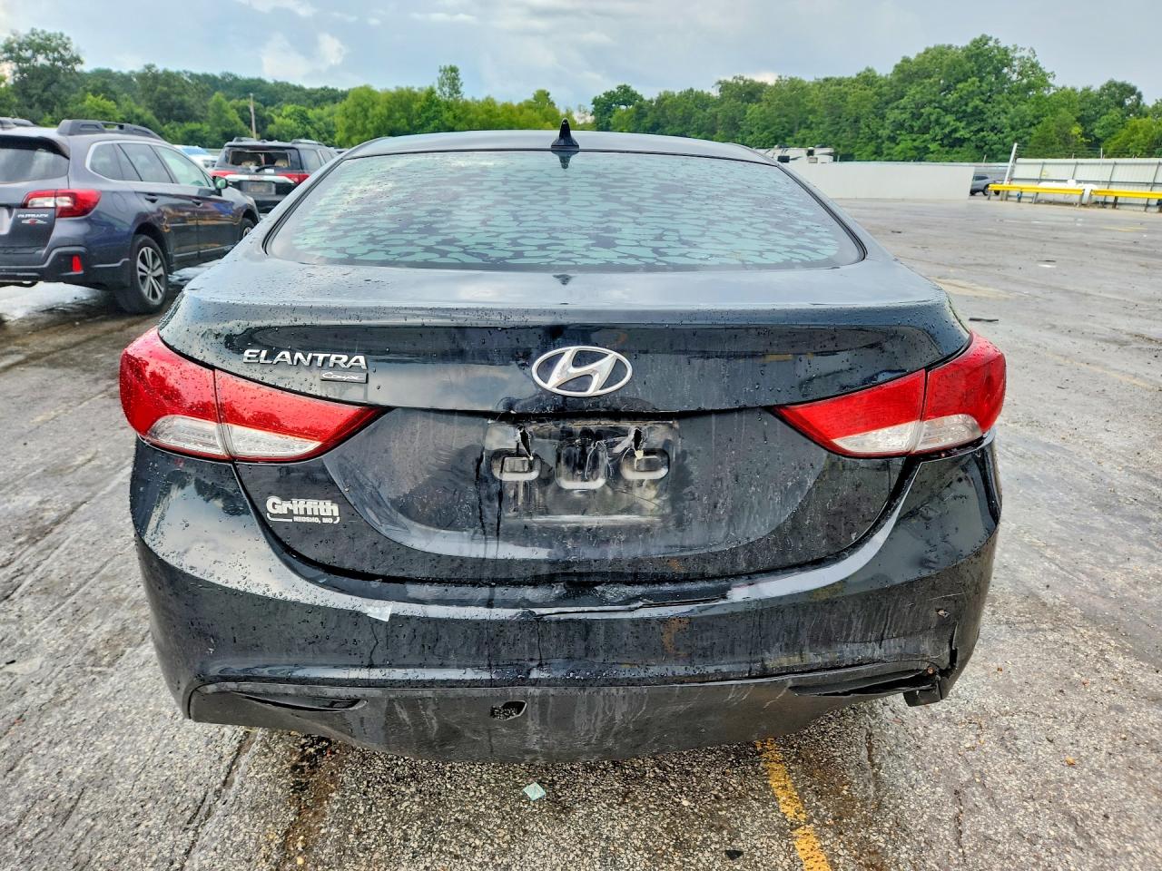 2013 Hyundai Elantra Coupe Gs Black vin: KMHDH6AE2DU009381