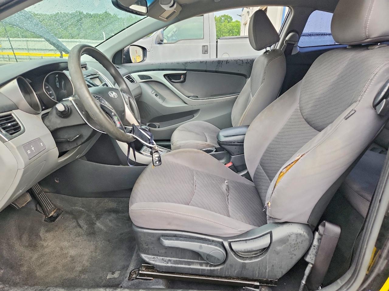 2013 Hyundai Elantra Coupe Gs Black vin: KMHDH6AE2DU009381
