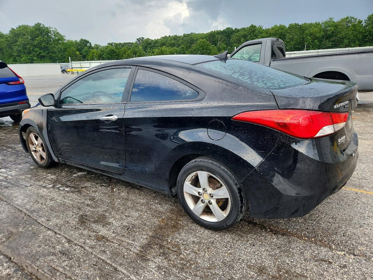 2013 Hyundai Elantra Coupe Gs Black vin: KMHDH6AE2DU009381