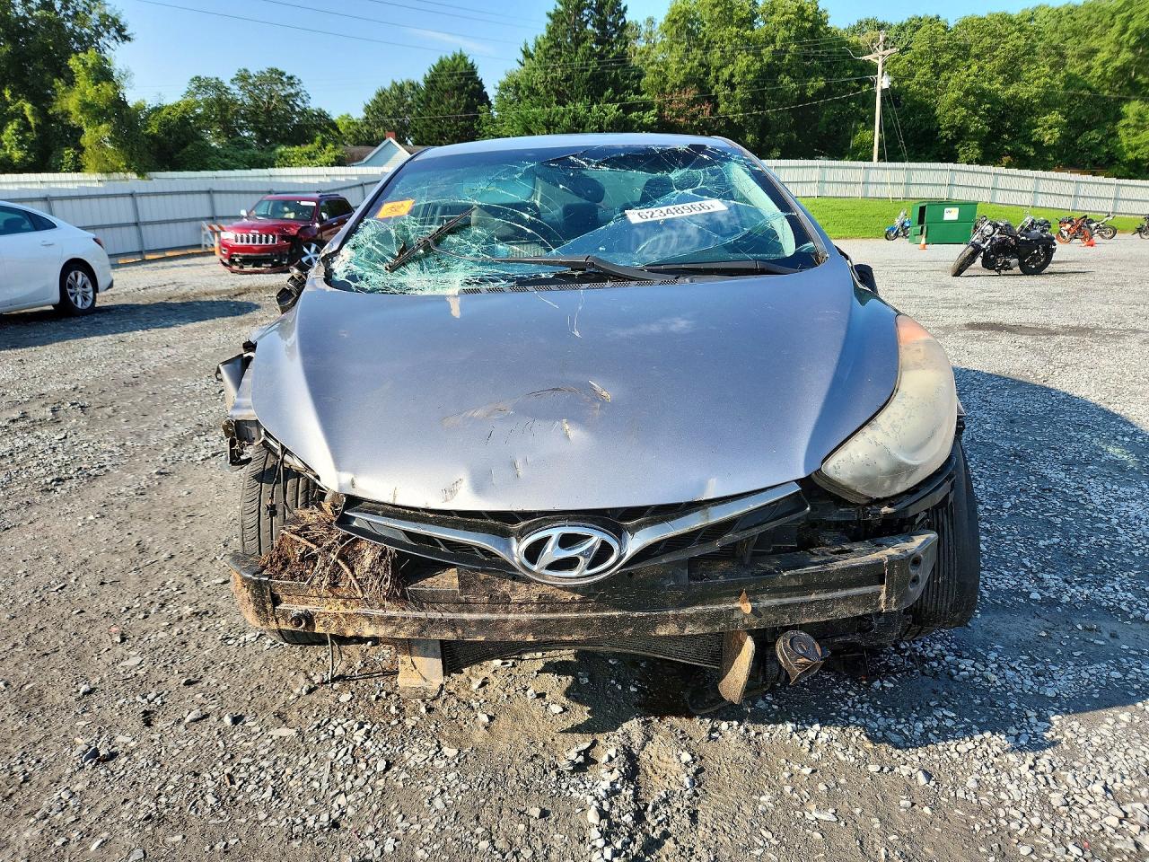 2013 Hyundai Elantra Coupe Gs Gray vin: KMHDH6AE2DU010935