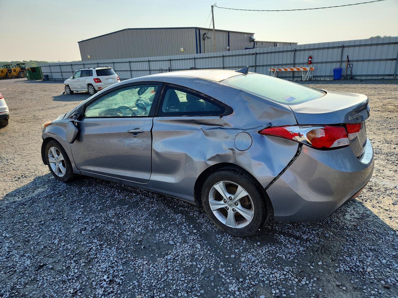 2013 Hyundai Elantra Coupe Gs Gray vin: KMHDH6AE2DU010935