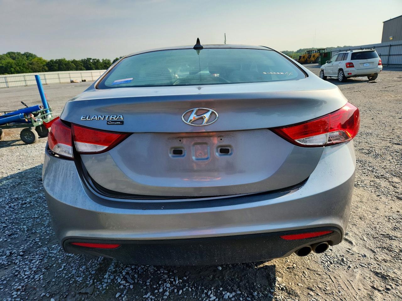 2013 Hyundai Elantra Coupe Gs Gray vin: KMHDH6AE2DU010935