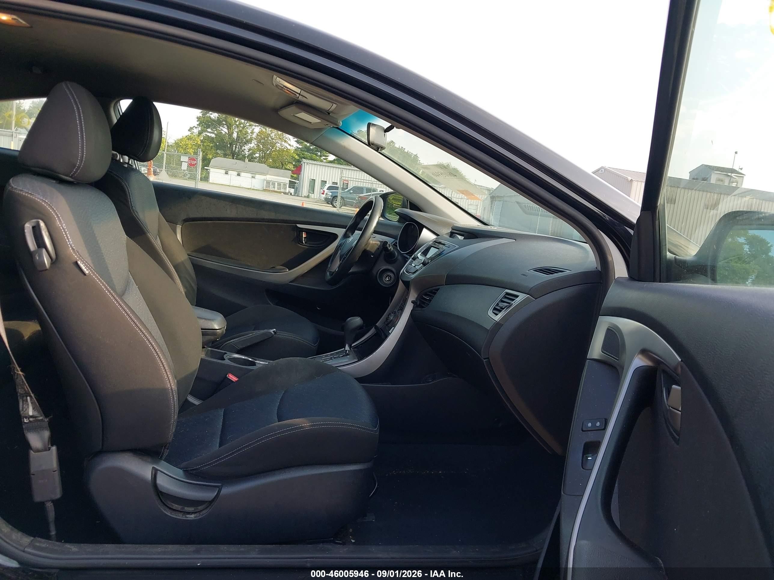 2013 Hyundai Elantra Coupe Gs/se Черный vin: KMHDH6AE2DU012720