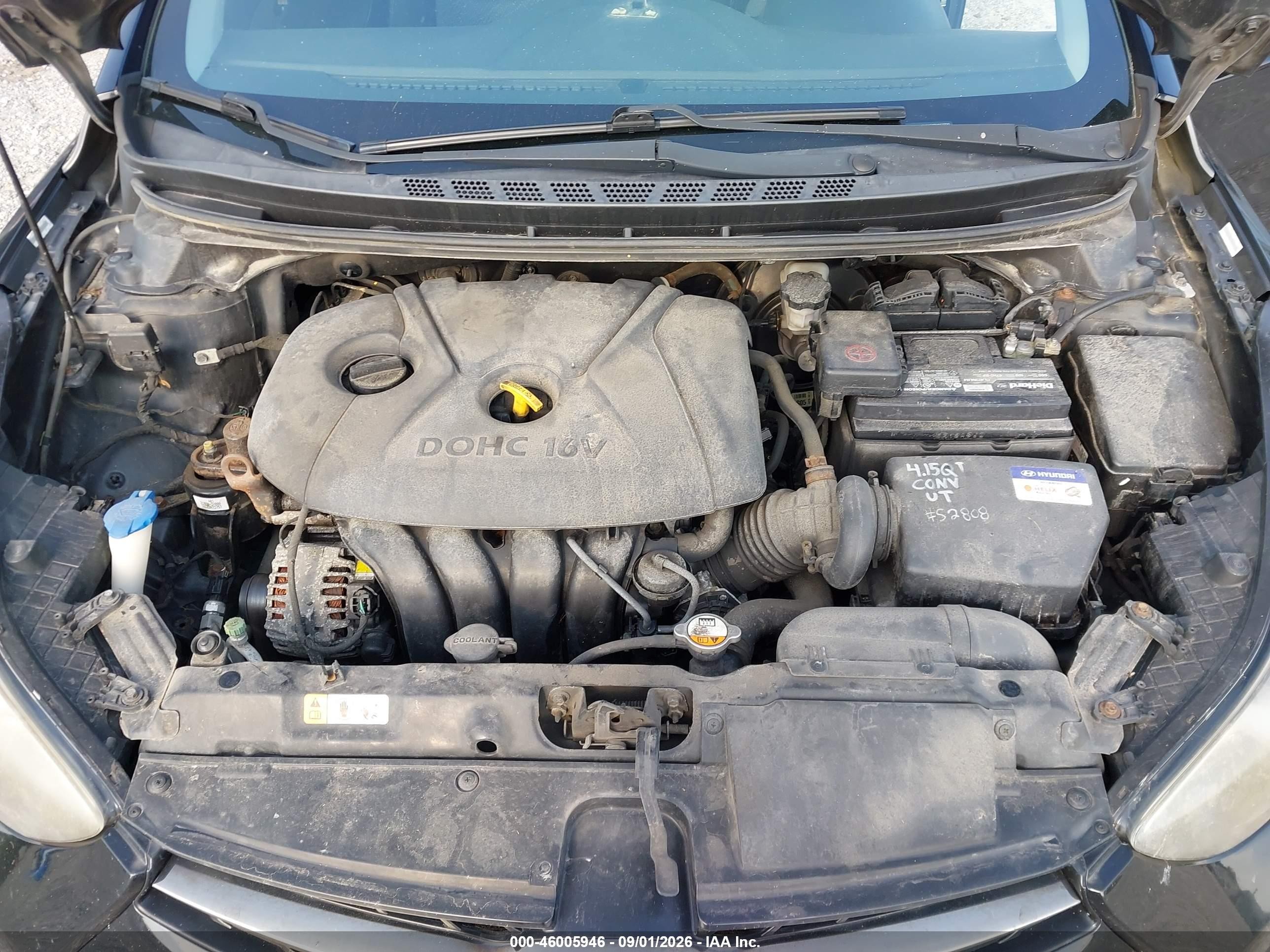 2013 Hyundai Elantra Coupe Gs/se Черный vin: KMHDH6AE2DU012720