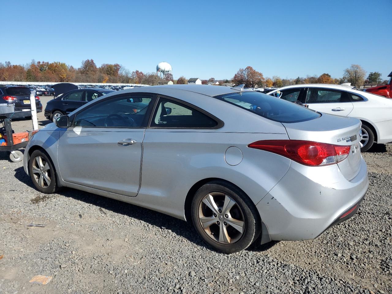 2013 Hyundai Elantra Coupe Gs Silver vin: KMHDH6AE2DU020168