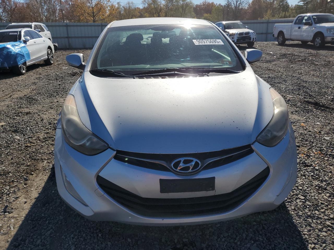 2013 Hyundai Elantra Coupe Gs Silver vin: KMHDH6AE2DU020168