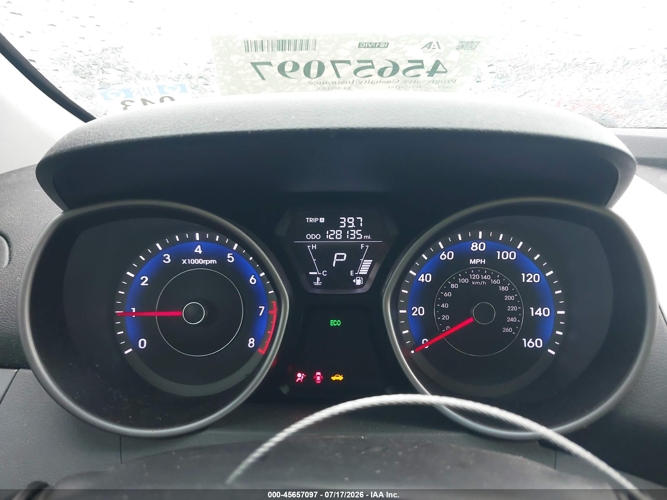 2013 Hyundai Elantra Gs Red vin: KMHDH6AE3DU023239