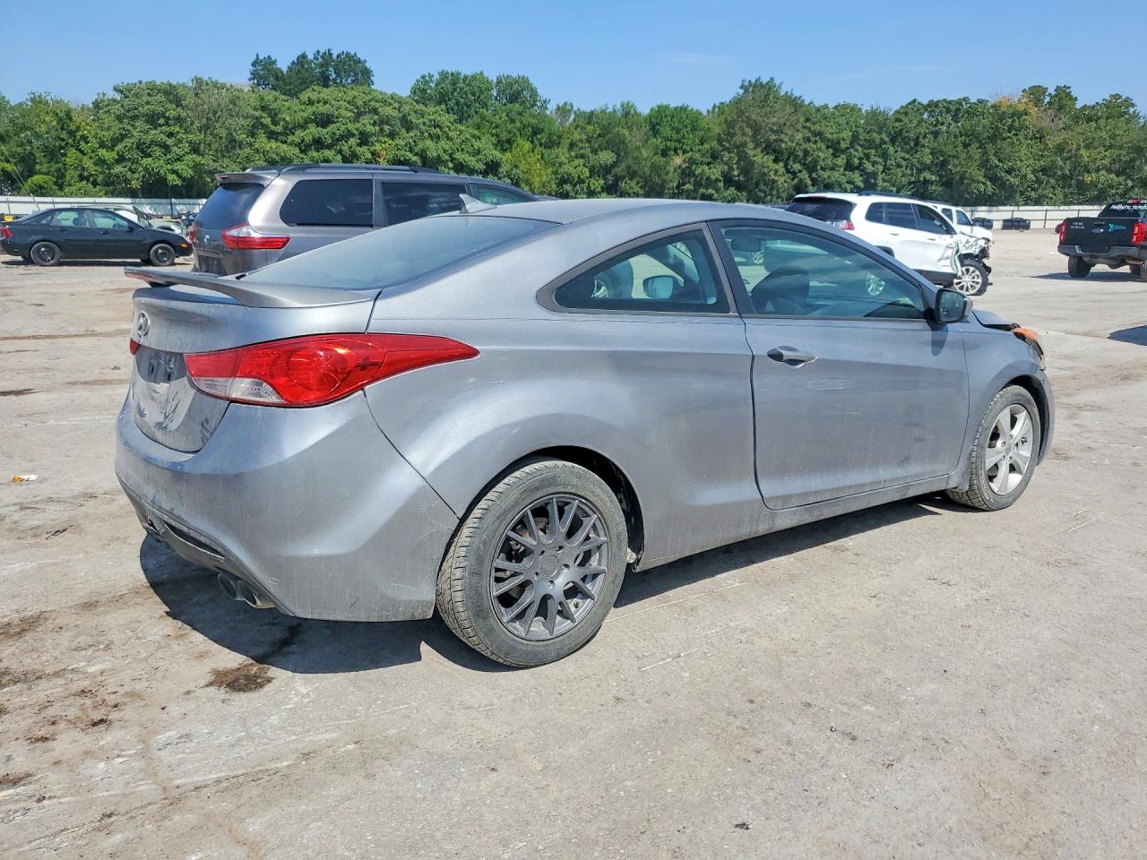 2013 Hyundai Elantra Coupe Gs Серый vin: KMHDH6AE3DU023466