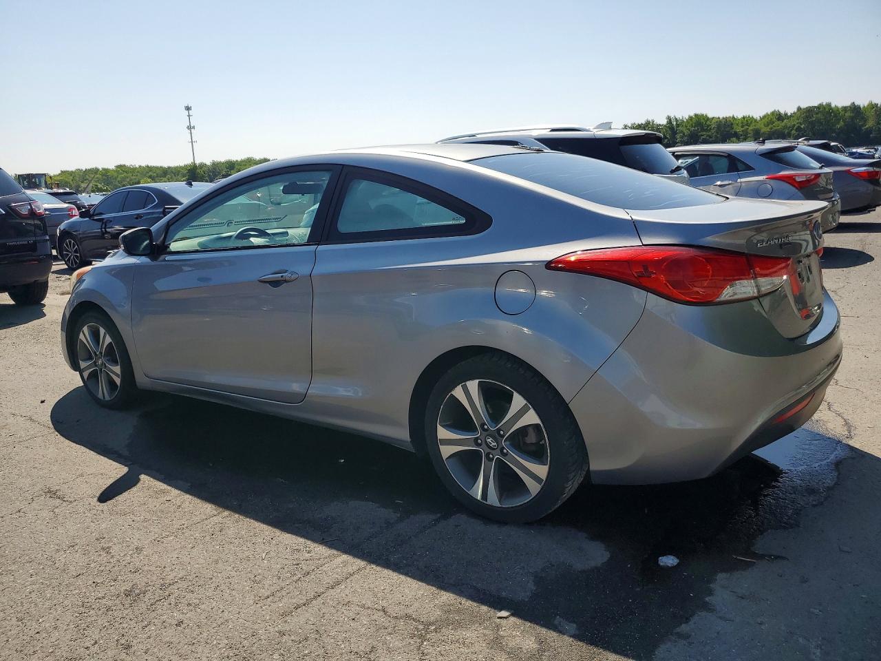 2013 Hyundai Elantra Coupe Se Gray vin: KMHDH6AE4DU006465