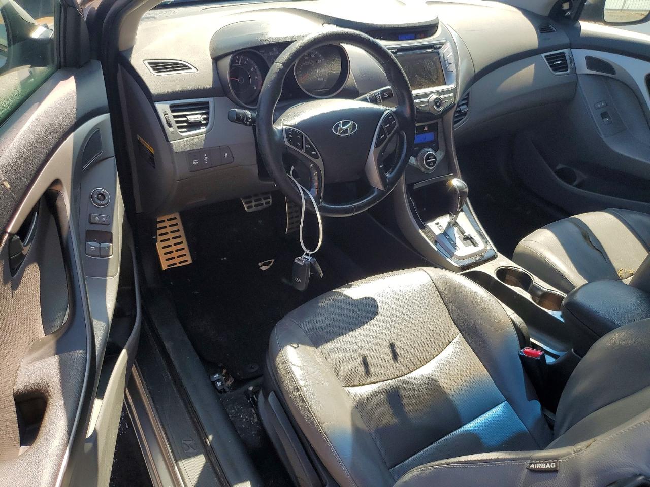 2013 Hyundai Elantra Coupe Se Gray vin: KMHDH6AE4DU006465
