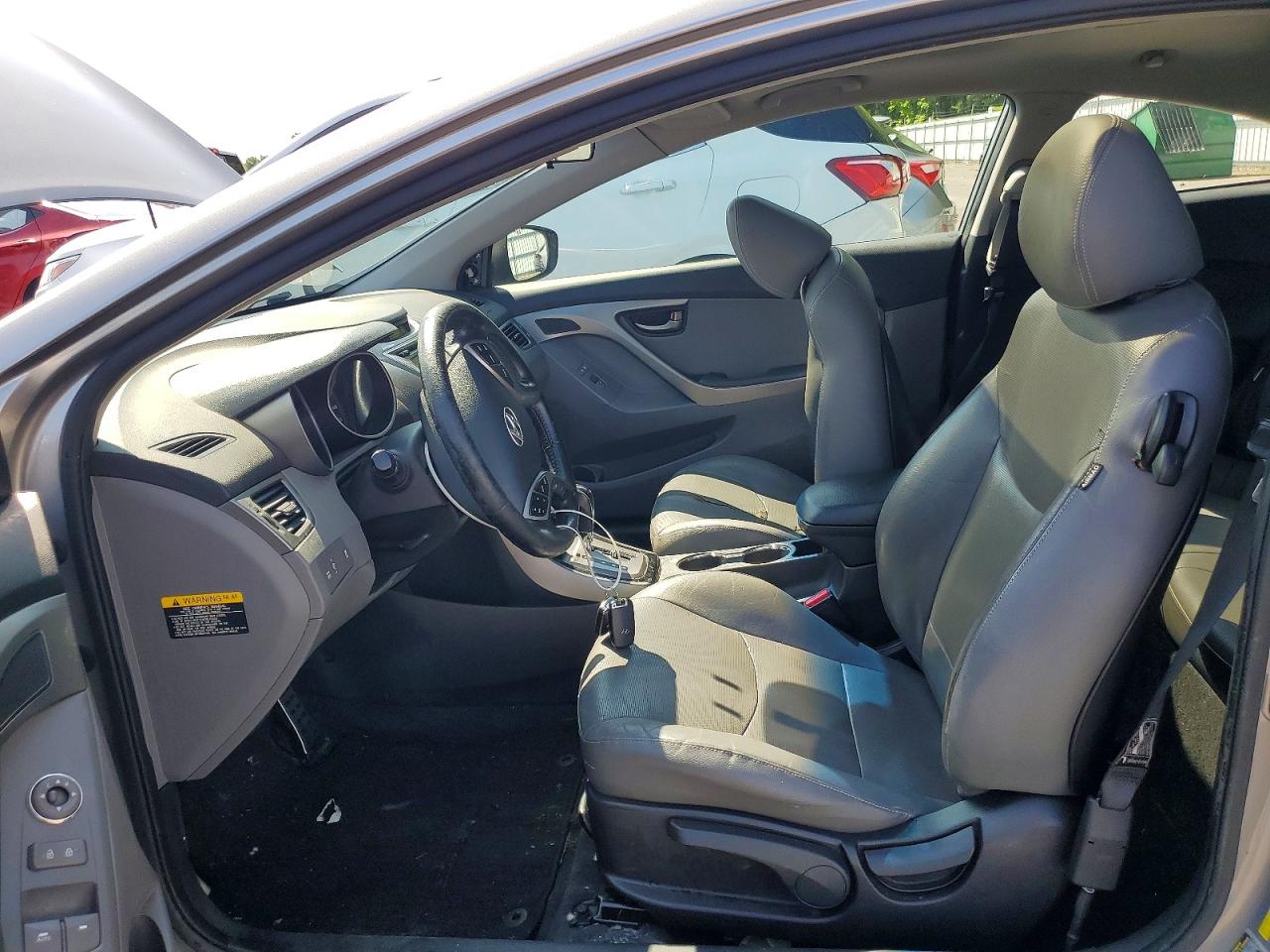 2013 Hyundai Elantra Coupe Se Gray vin: KMHDH6AE4DU006465