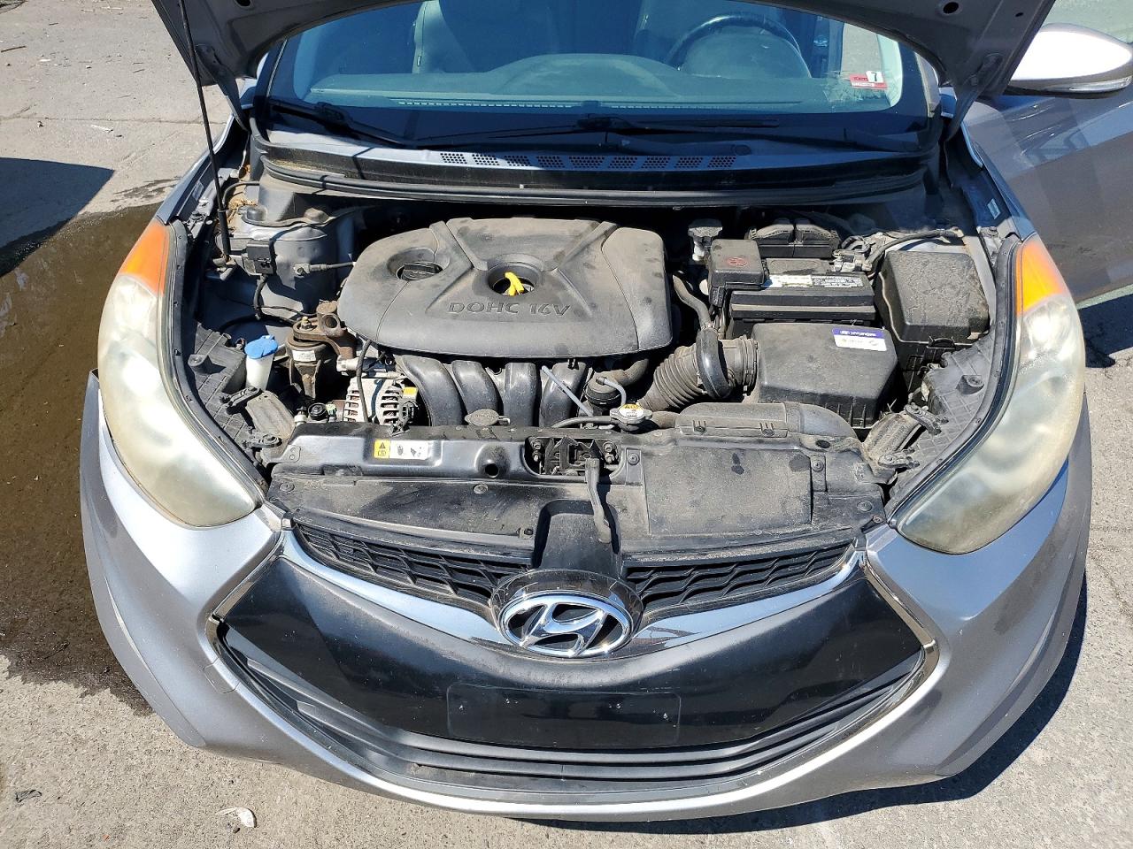 2013 Hyundai Elantra Coupe Se Gray vin: KMHDH6AE4DU006465