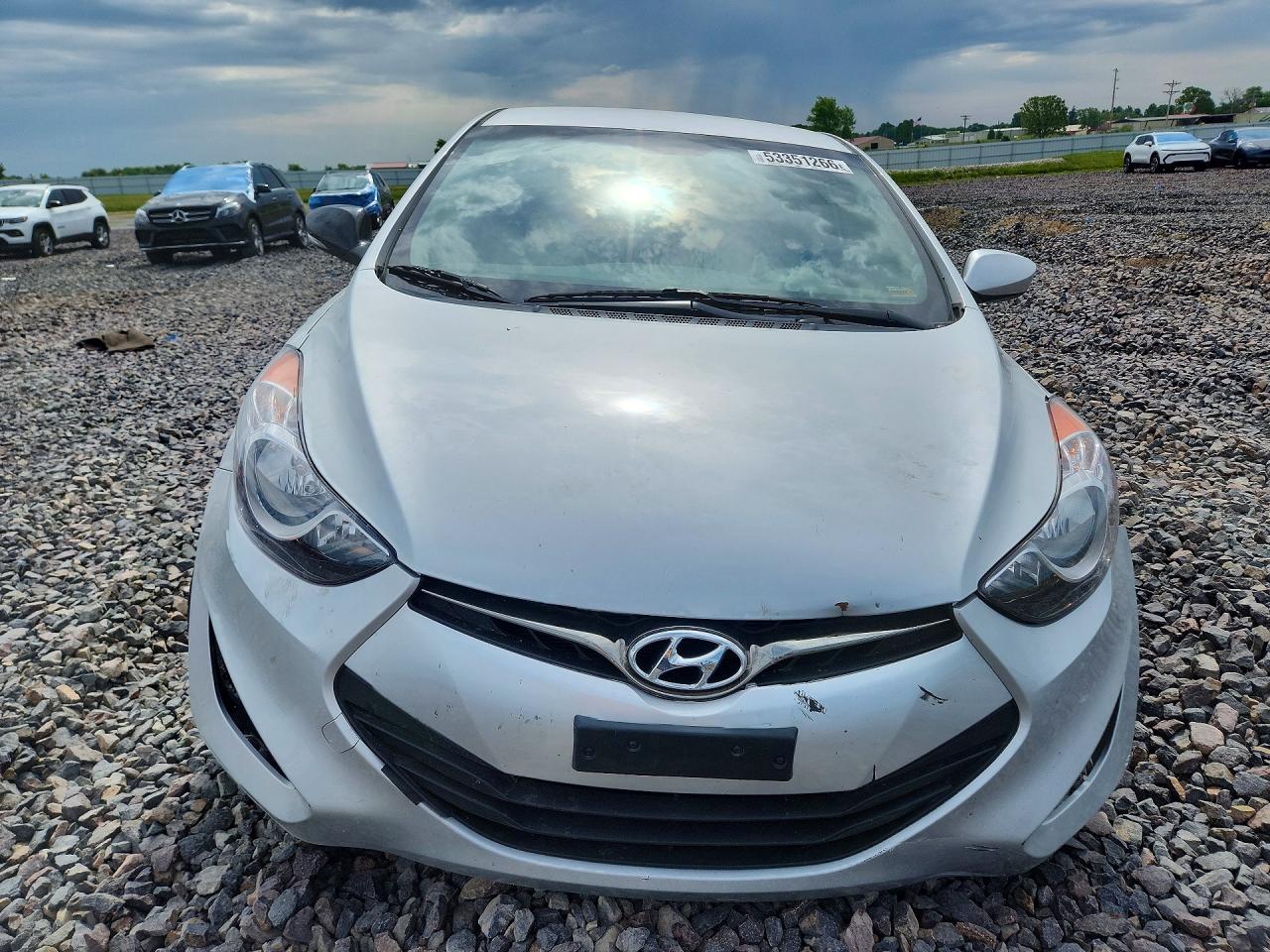 2013 Hyundai Elantra Coupe Gs Silver vin: KMHDH6AE4DU007244