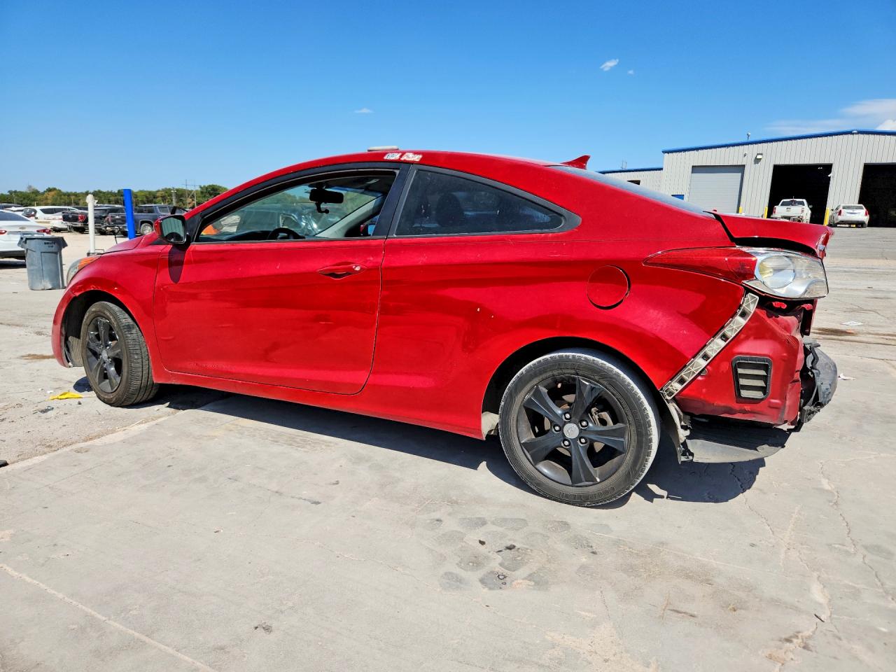 2013 Hyundai Elantra Coupe Gs Red vin: KMHDH6AE4DU011519