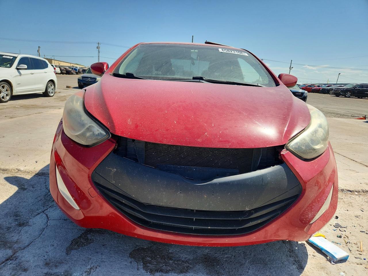 2013 Hyundai Elantra Coupe Gs Red vin: KMHDH6AE4DU011519