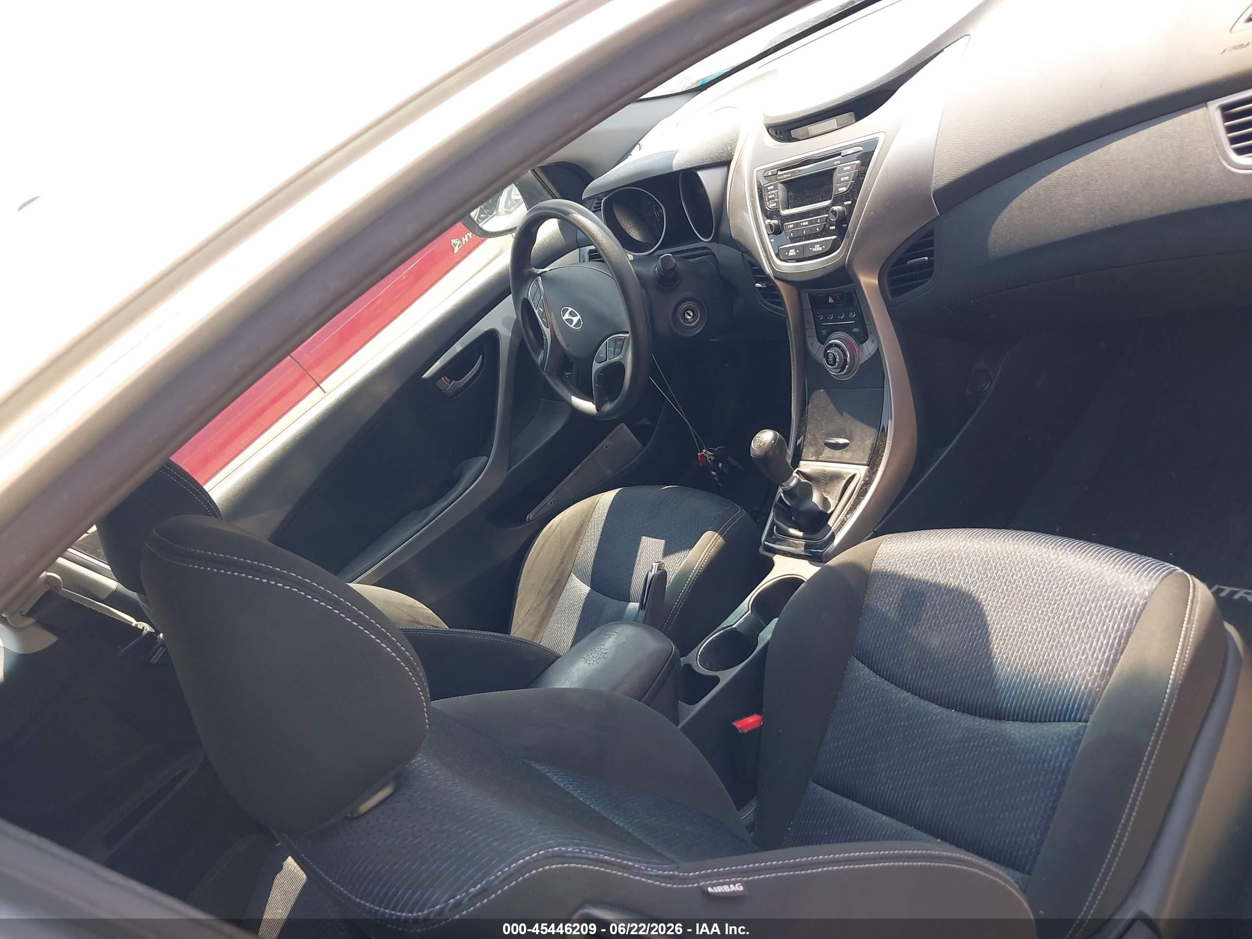 2013 Hyundai Elantra Gs Silver vin: KMHDH6AE4DU018518