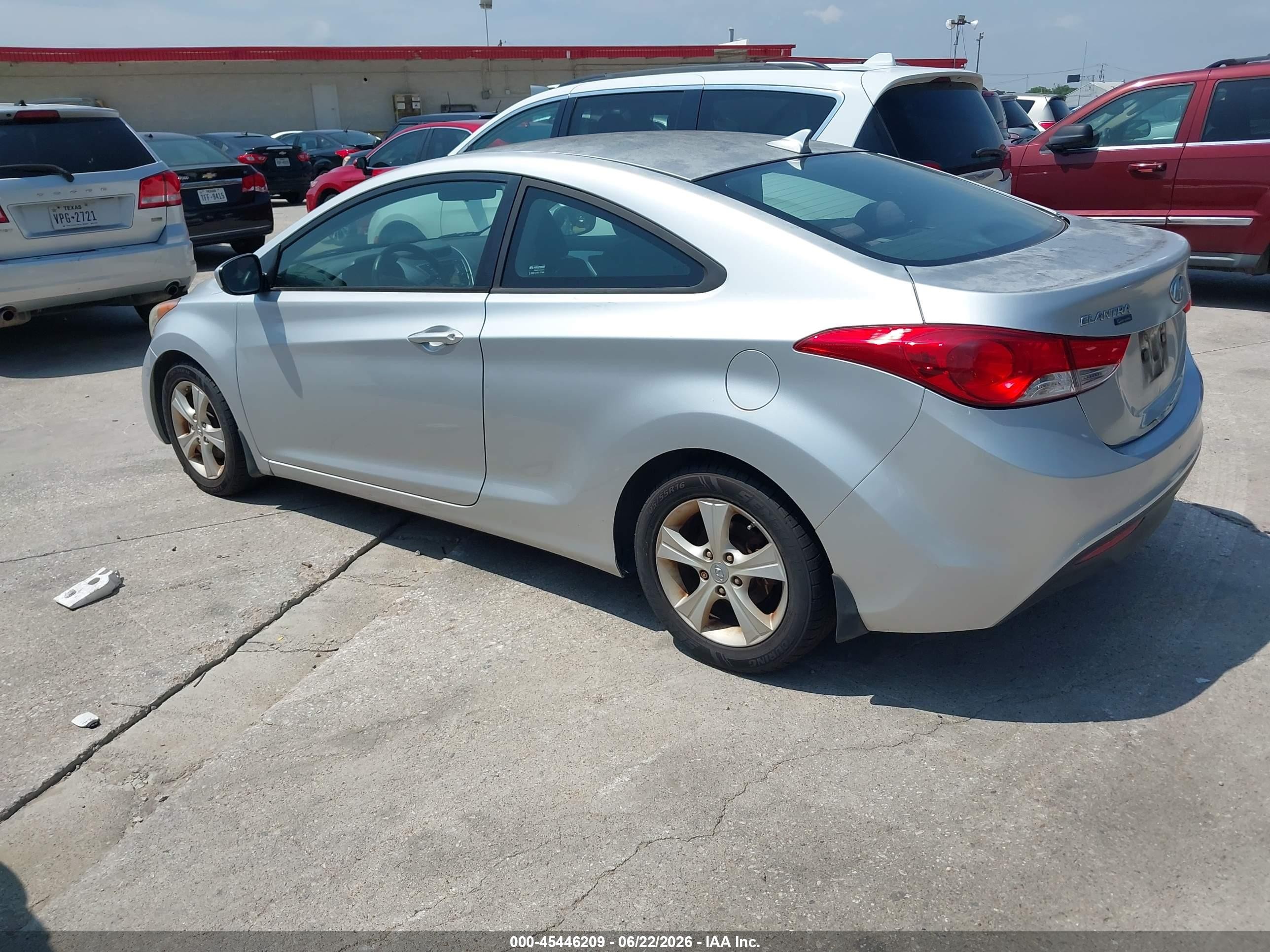 2013 Hyundai Elantra Gs Silver vin: KMHDH6AE4DU018518