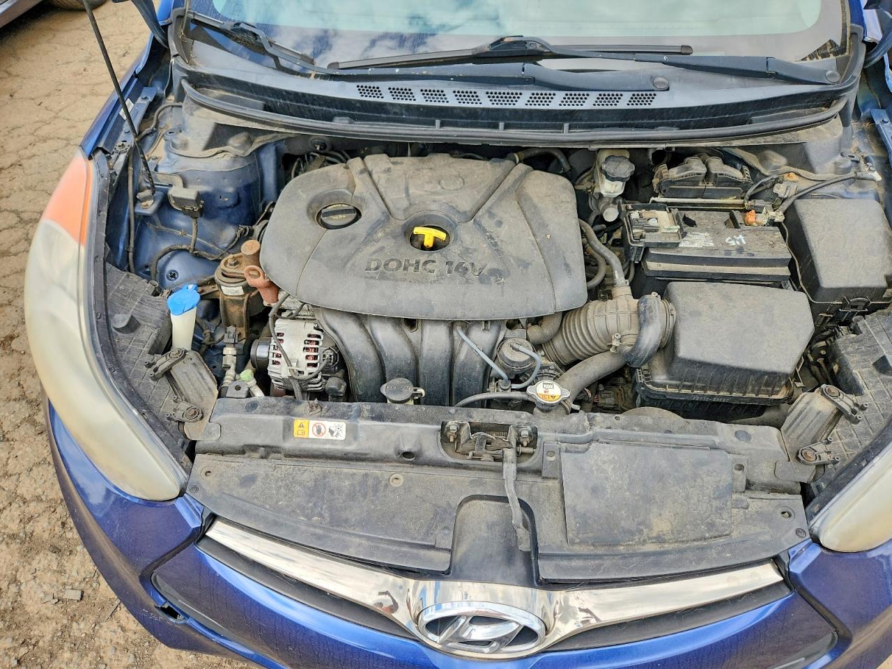2013 Hyundai Elantra Coupe Gs Blue vin: KMHDH6AE5DU006670