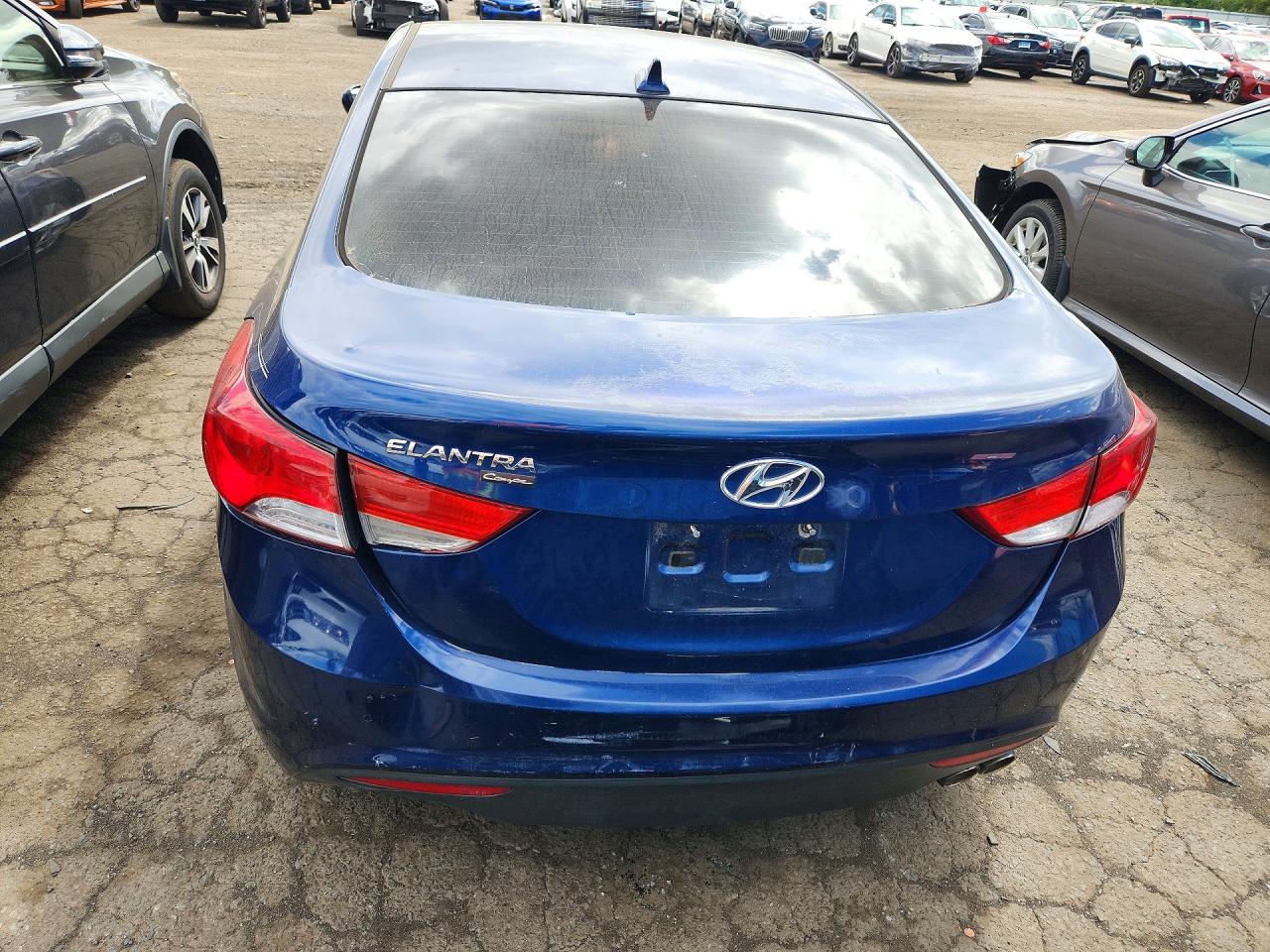 2013 Hyundai Elantra Coupe Gs Blue vin: KMHDH6AE5DU006670