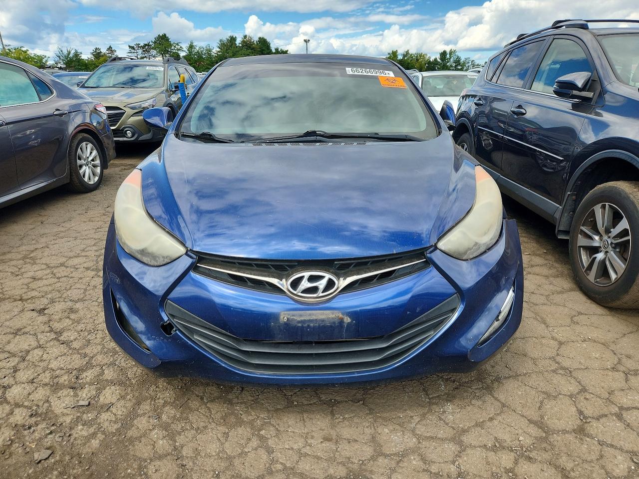 2013 Hyundai Elantra Coupe Gs Blue vin: KMHDH6AE5DU006670