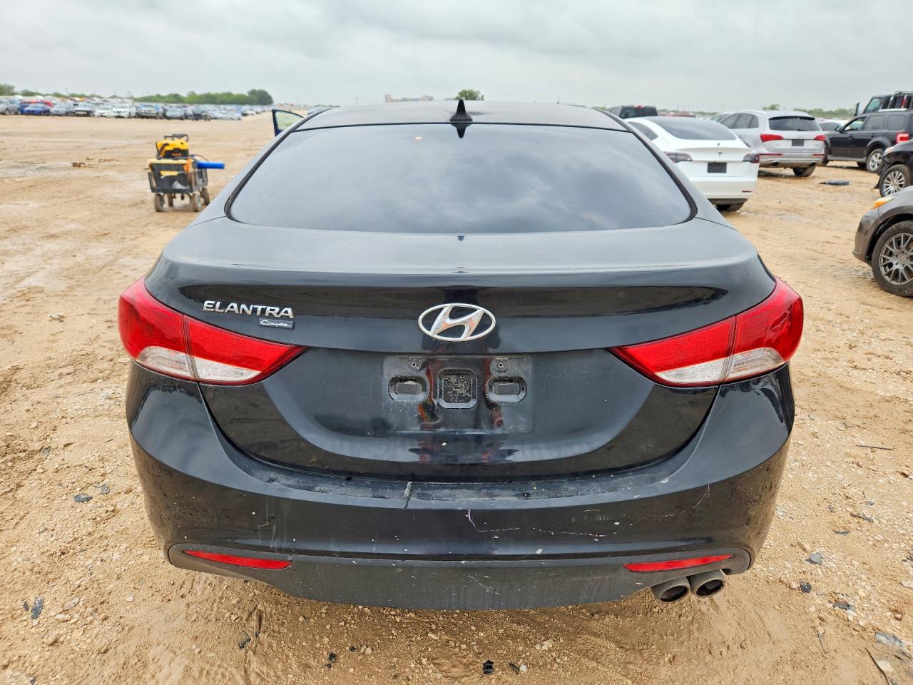 2013 Hyundai Elantra Coupe Gs Black vin: KMHDH6AE5DU007169