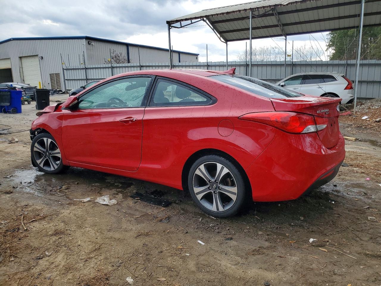 2013 Hyundai Elantra Coupe Gs Red vin: KMHDH6AE5DU011772