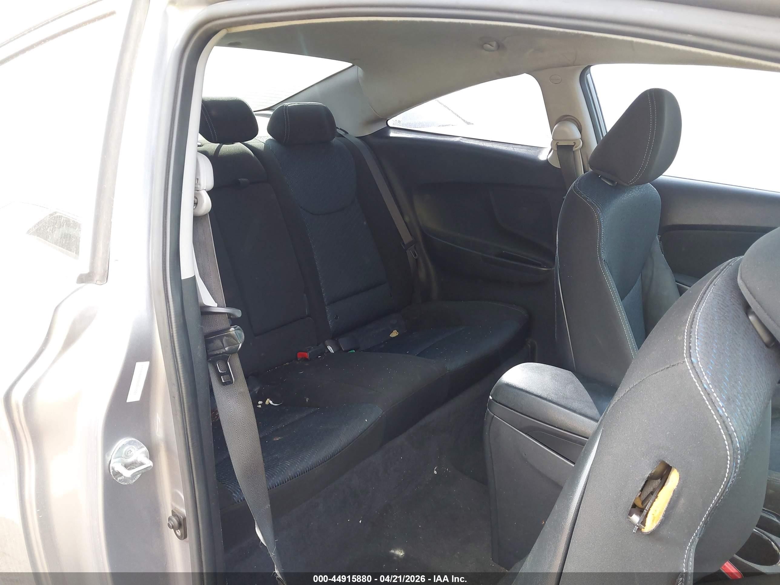 2013 Hyundai Elantra Gs Gray vin: KMHDH6AE5DU015501