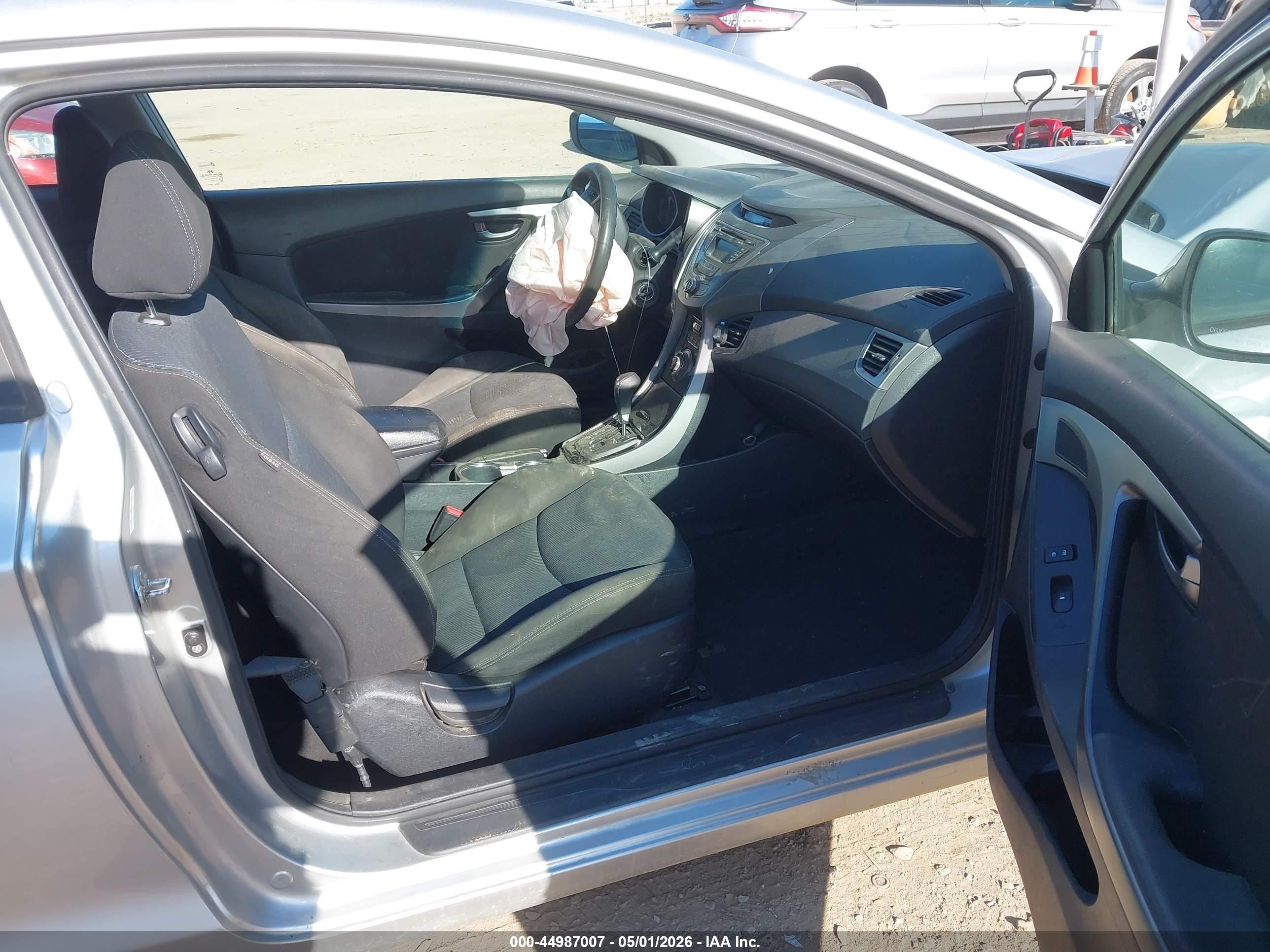 2013 Hyundai Elantra Gs Silver vin: KMHDH6AE6DU000540
