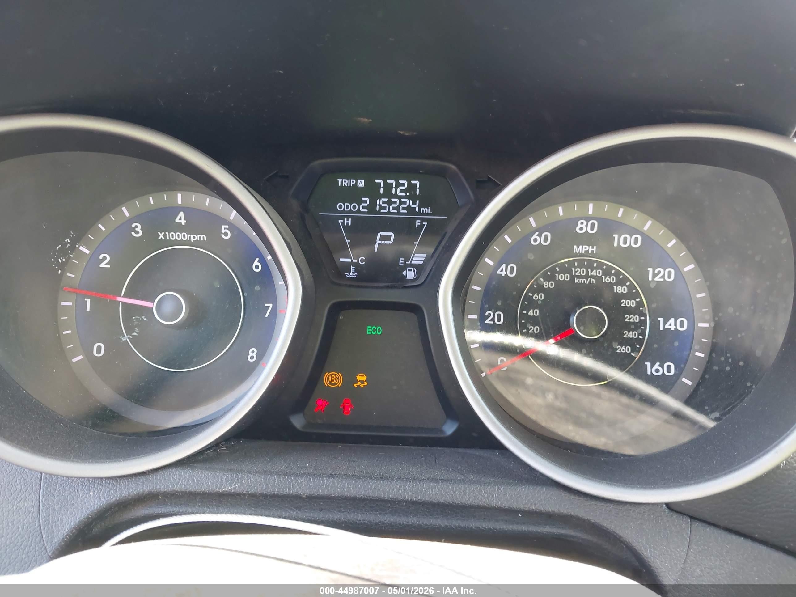2013 Hyundai Elantra Gs Silver vin: KMHDH6AE6DU000540