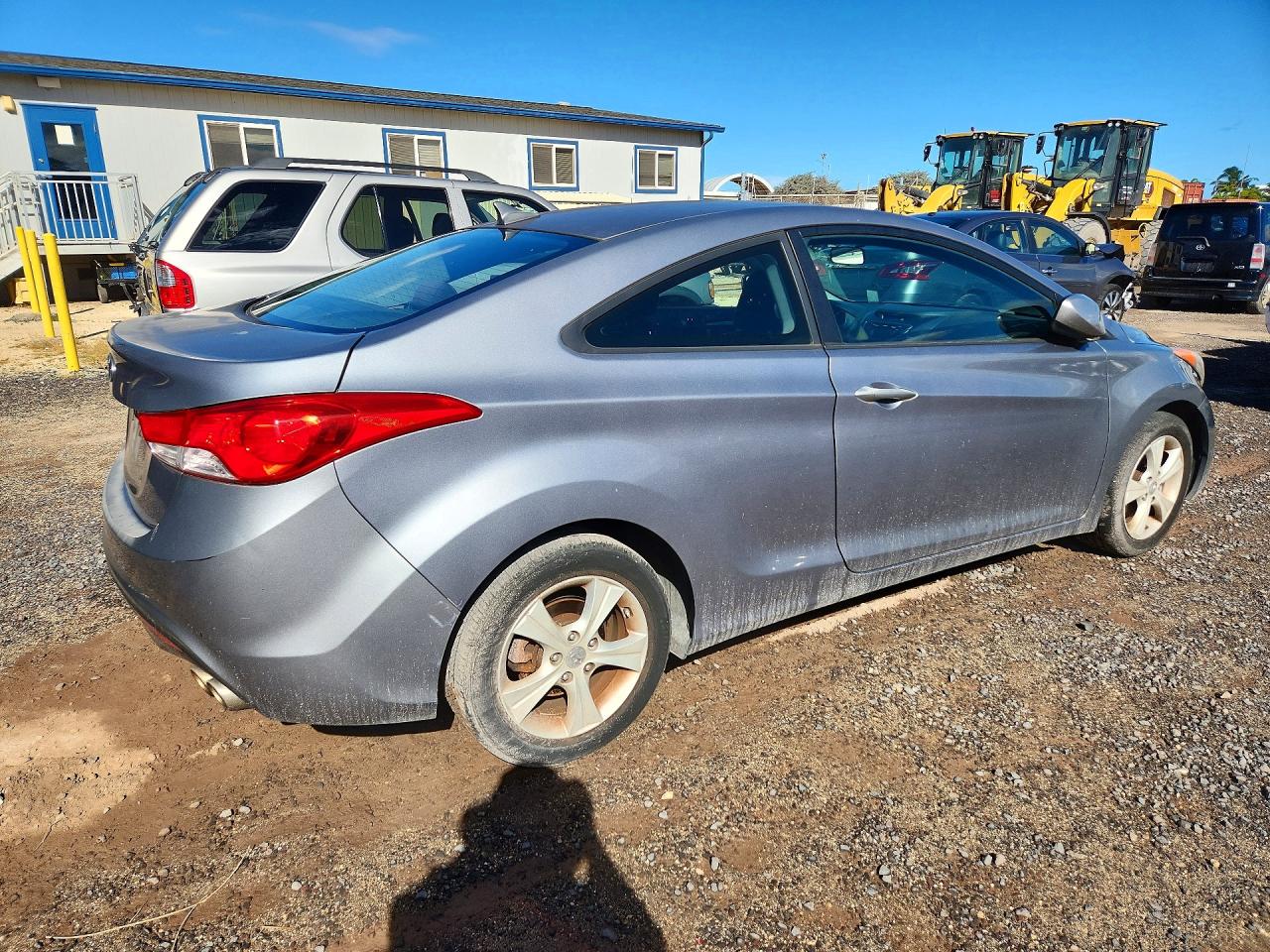 2013 Hyundai Elantra Coupe Gs Серый vin: KMHDH6AE6DU007469