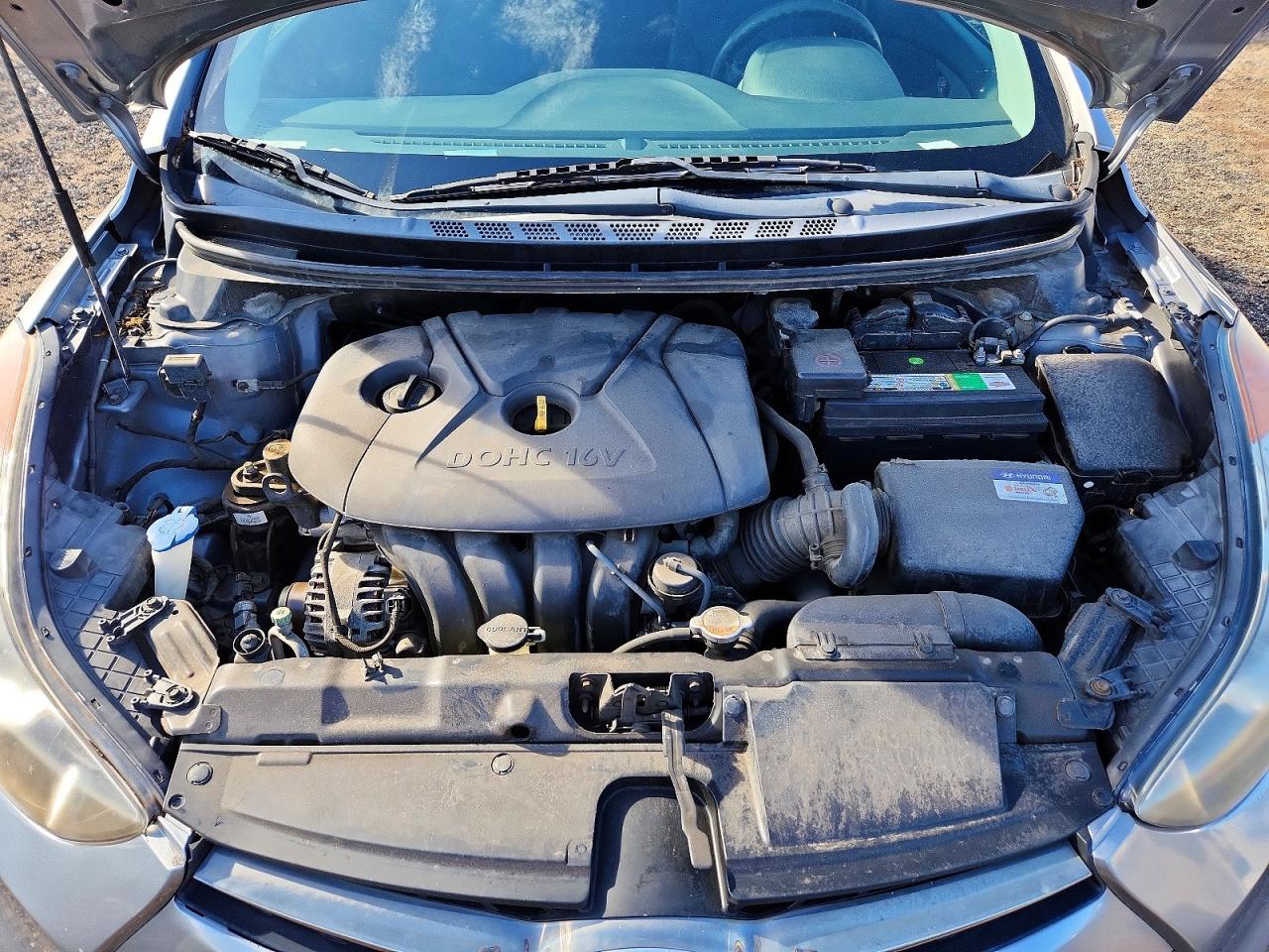 2013 Hyundai Elantra Coupe Gs Серый vin: KMHDH6AE6DU007469