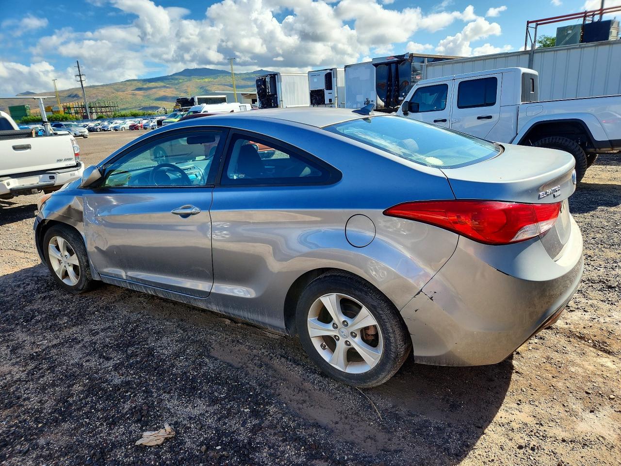 2013 Hyundai Elantra Coupe Gs Серый vin: KMHDH6AE6DU007469