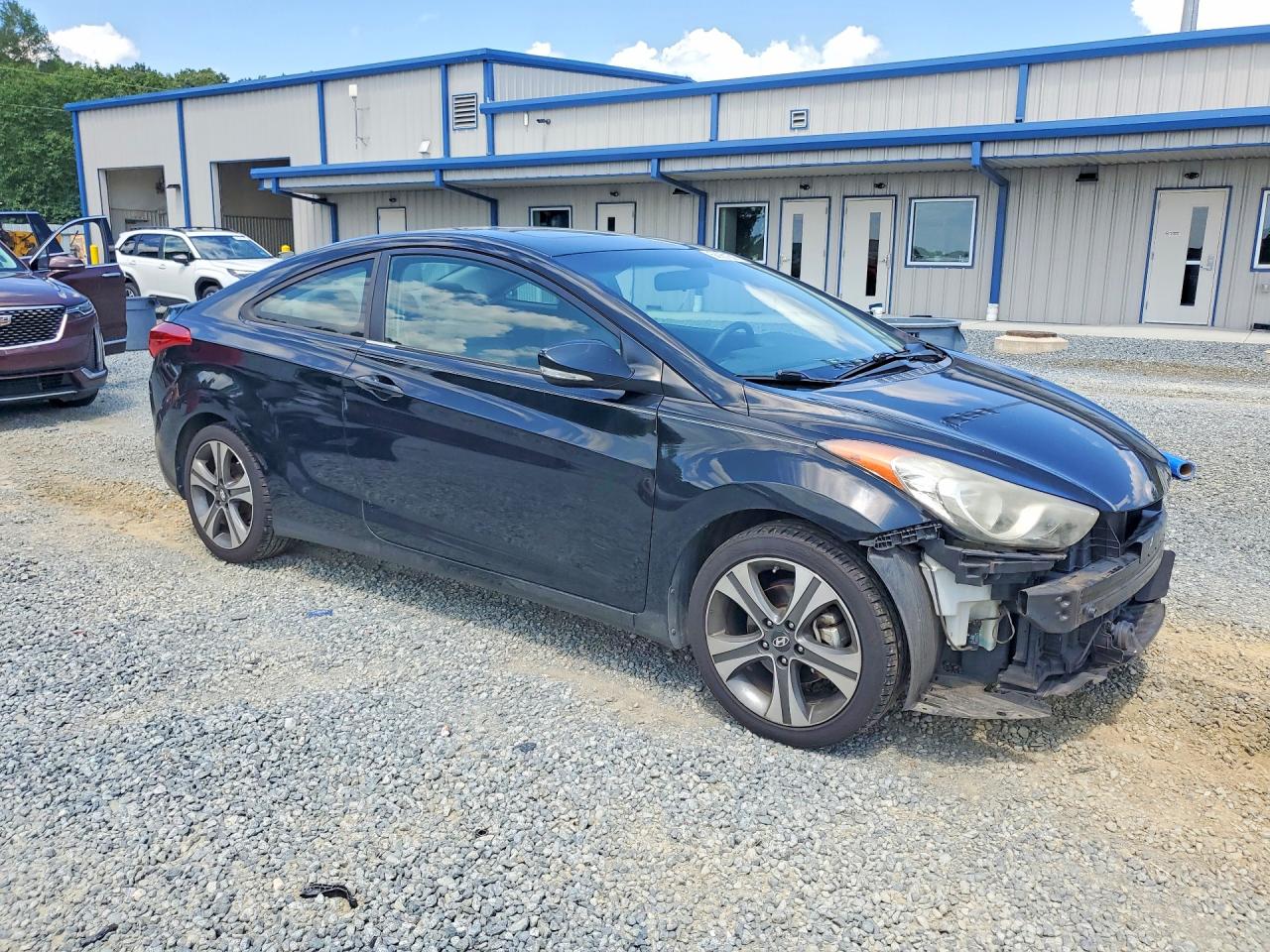 2013 Hyundai Elantra Coupe Se Черный vin: KMHDH6AE7DU002894