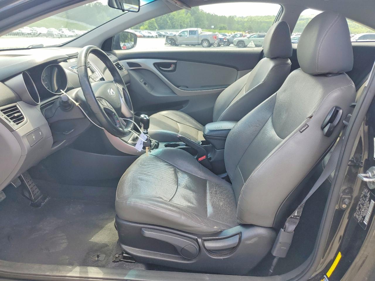 2013 Hyundai Elantra Coupe Se Черный vin: KMHDH6AE7DU002894