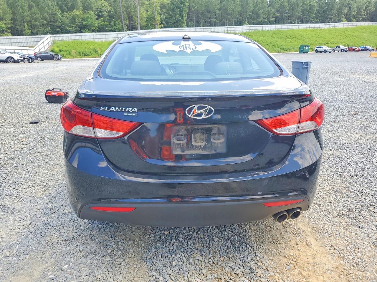 2013 Hyundai Elantra Coupe Se Черный vin: KMHDH6AE7DU002894