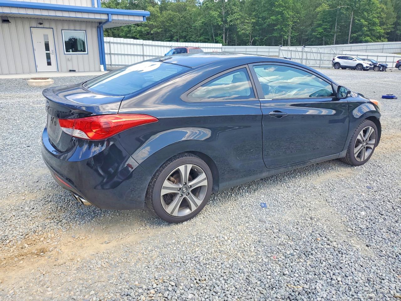 2013 Hyundai Elantra Coupe Se Черный vin: KMHDH6AE7DU002894