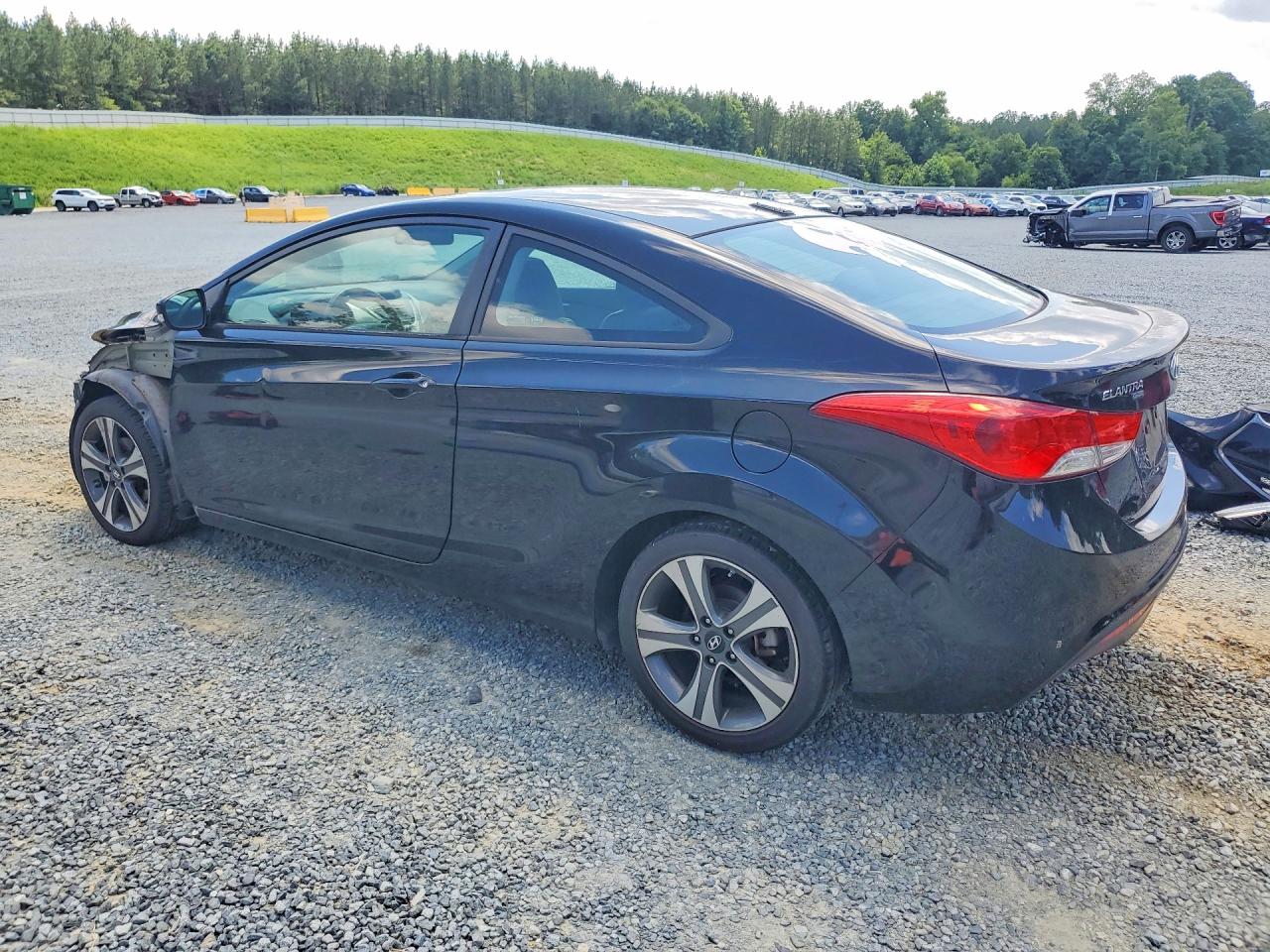 2013 Hyundai Elantra Coupe Se Черный vin: KMHDH6AE7DU002894
