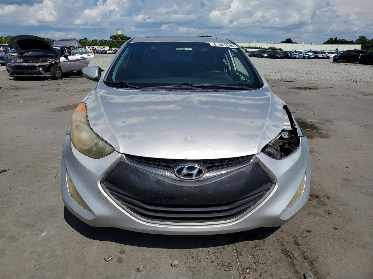 2013 Hyundai Elantra Coupe Se Silver vin: KMHDH6AE7DU012308