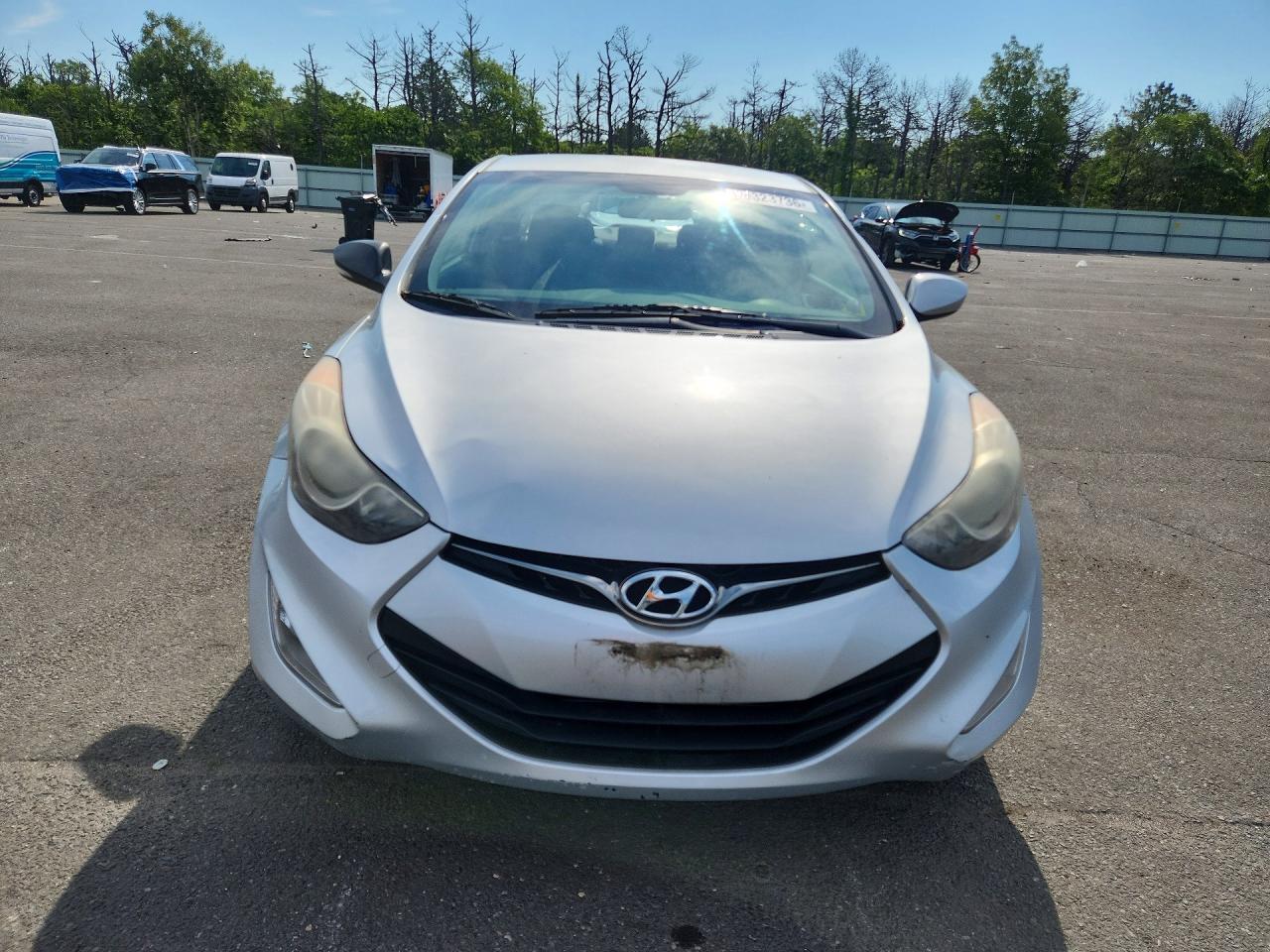 2013 Hyundai Elantra Coupe Gs Silver vin: KMHDH6AE7DU020487