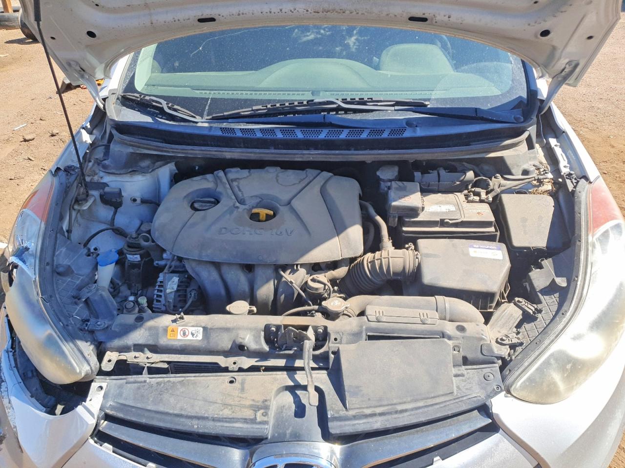 2013 Hyundai Elantra Coupe Gs Silver vin: KMHDH6AE8DU003598