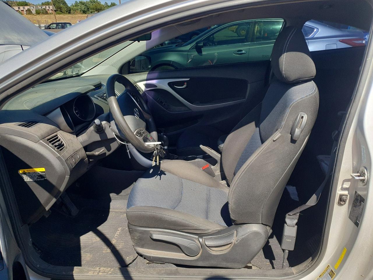 2013 Hyundai Elantra Coupe Gs Silver vin: KMHDH6AE8DU003598
