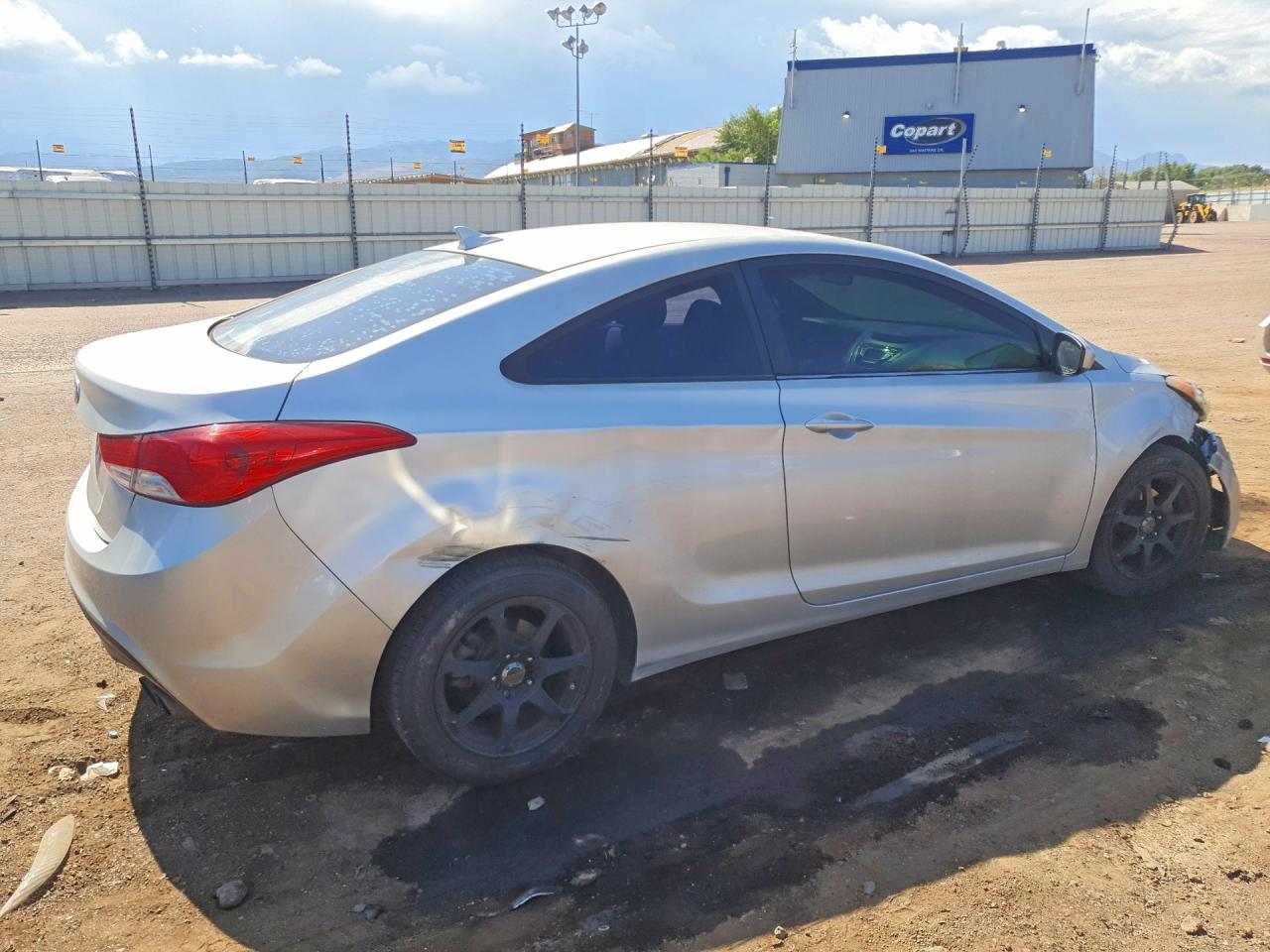 2013 Hyundai Elantra Coupe Gs Silver vin: KMHDH6AE8DU003598
