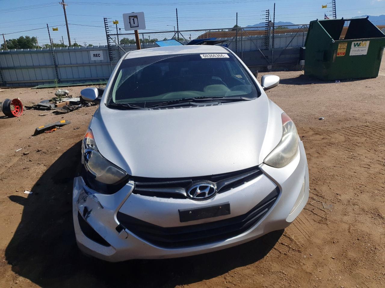 2013 Hyundai Elantra Coupe Gs Silver vin: KMHDH6AE8DU003598